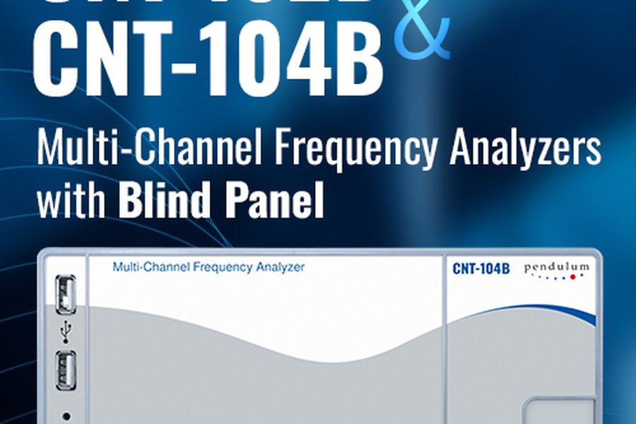 Pendulum CNT-102B 與 CNT-104B 無面板多通道頻率分析儀